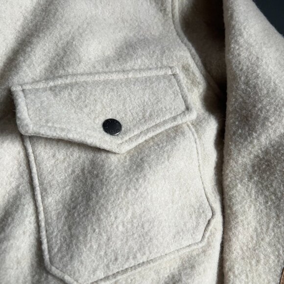 Todd Snyder x L.L. Bean Wool Shirt Jacket in Sailcloth - Picture 5 of 7